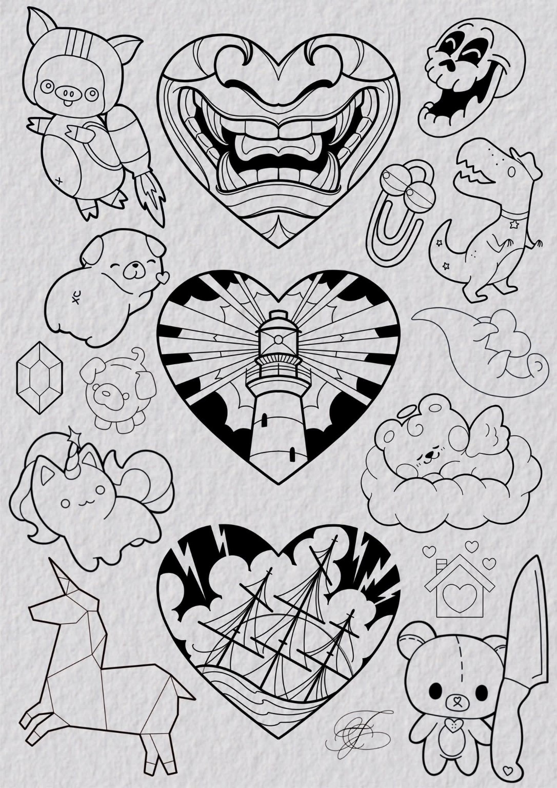 Ledigt design fra The Phoenix Ink