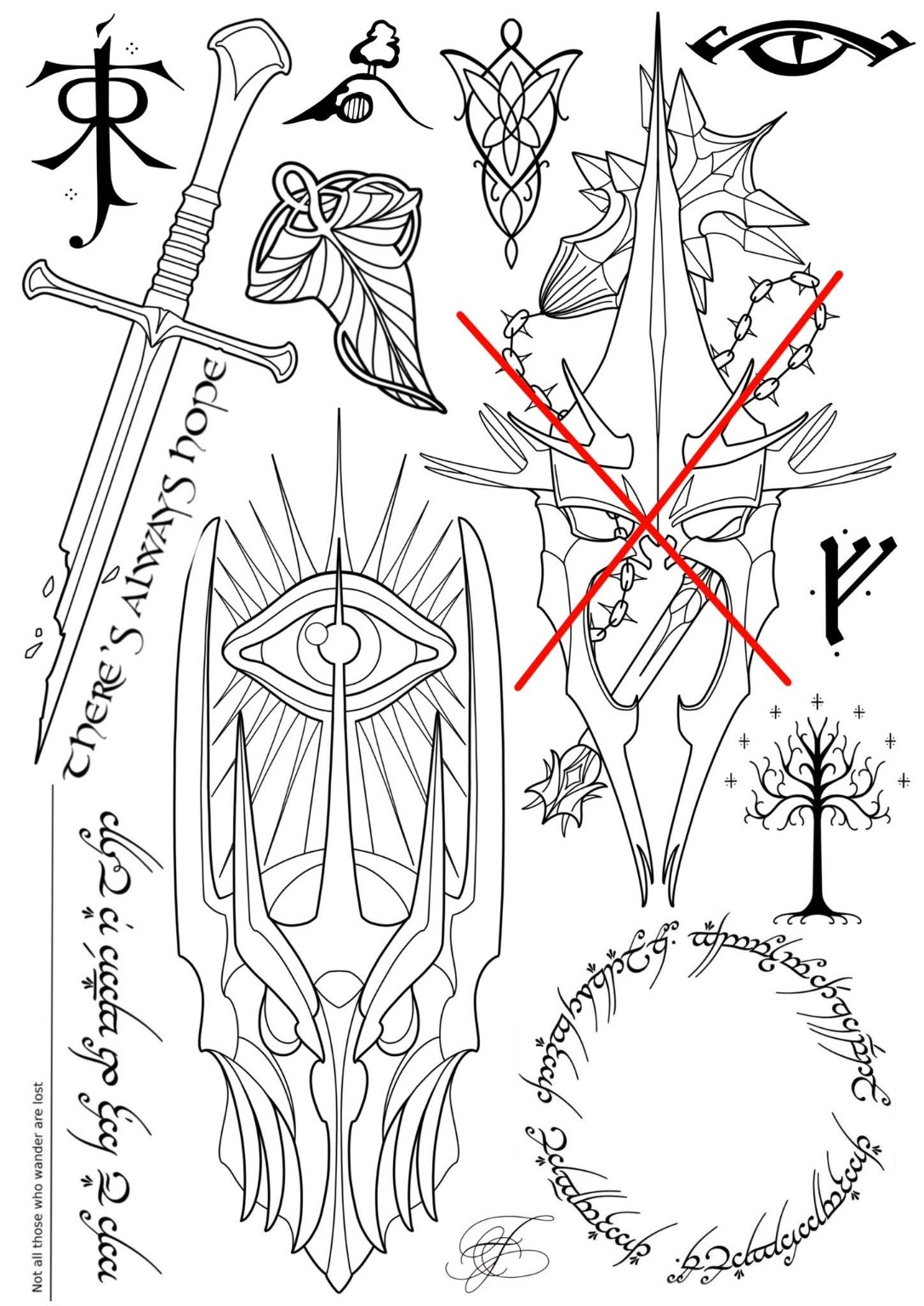Ledigt design fra The Phoenix Ink