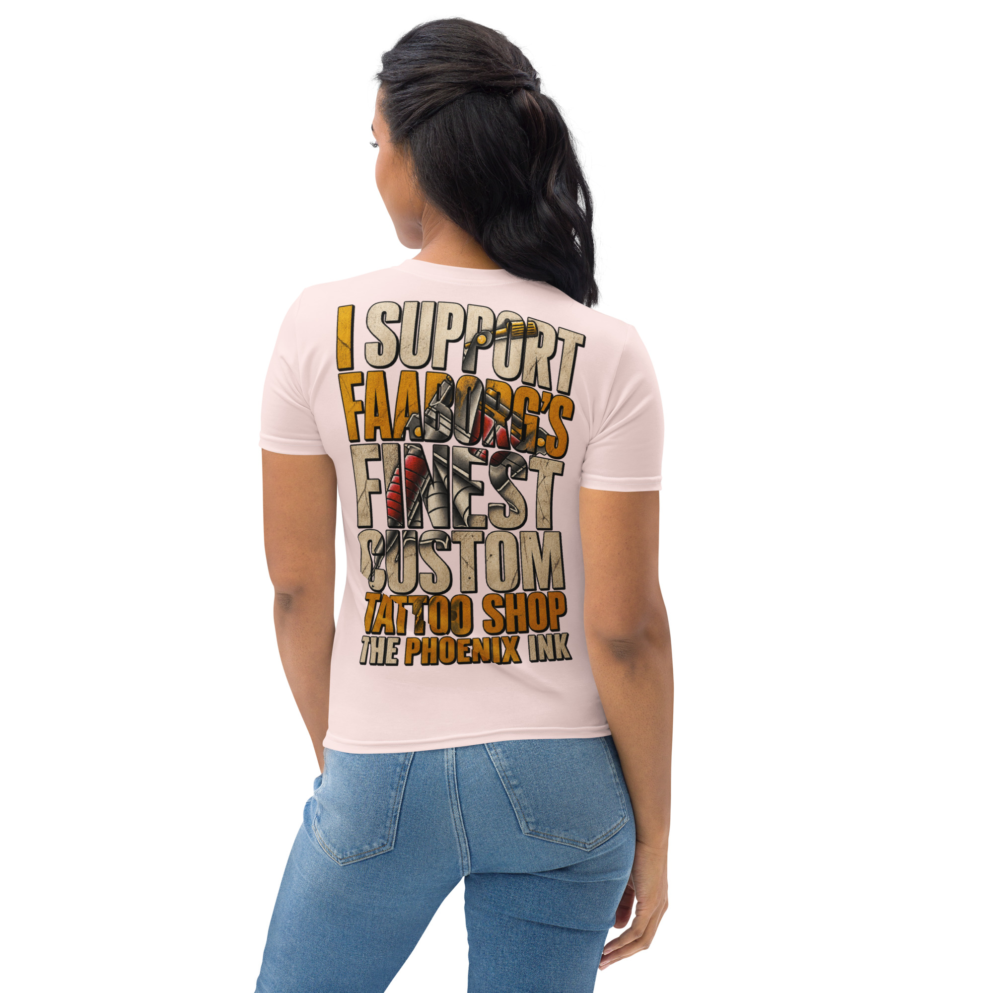 Women's Support The Phoenix Ink - Light Red