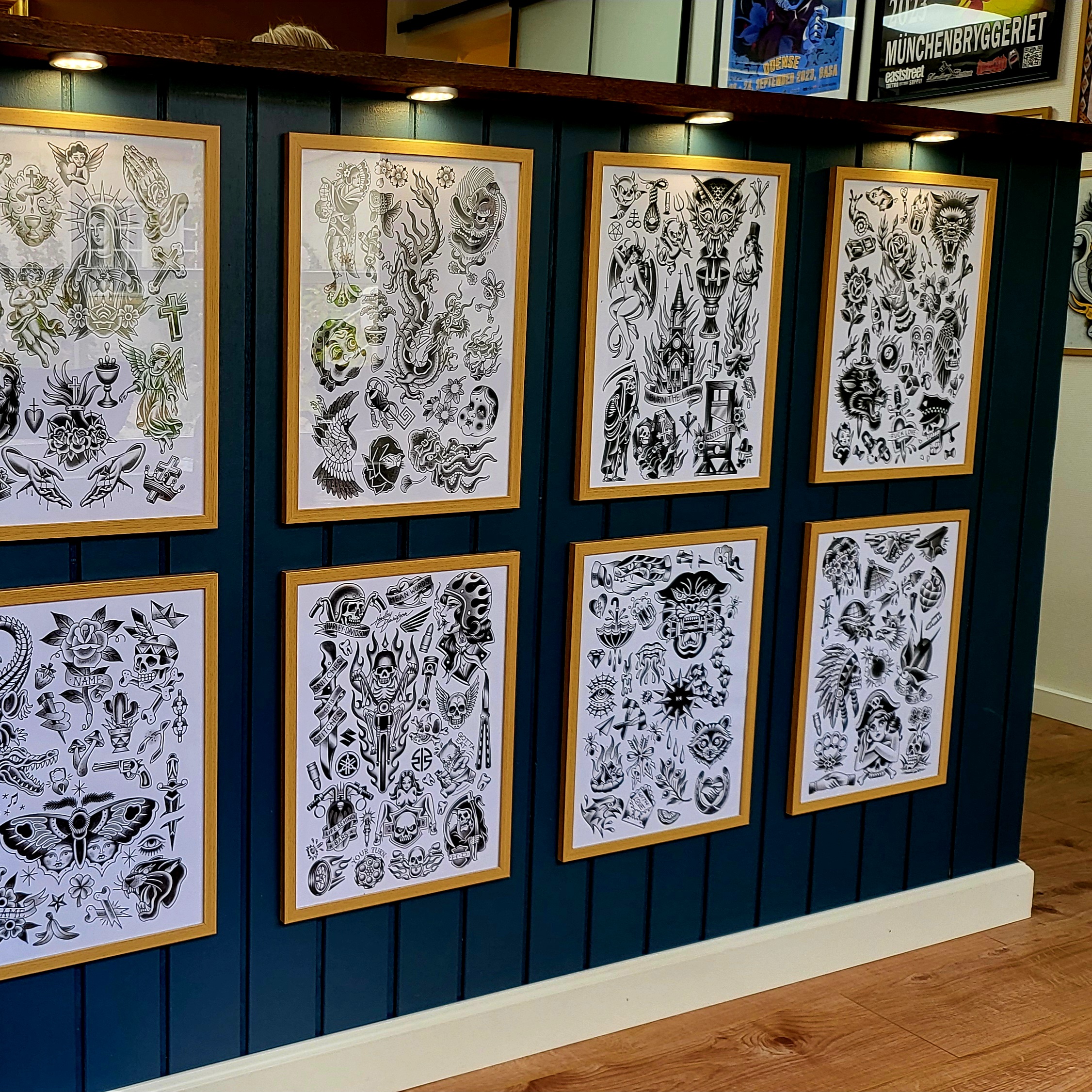 Print i ramme - Traditional Tattoo´s