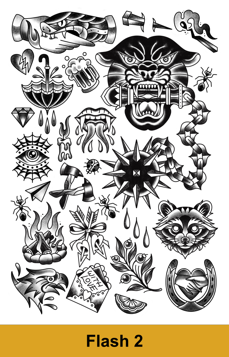 Print i ramme - Traditional Tattoo´s