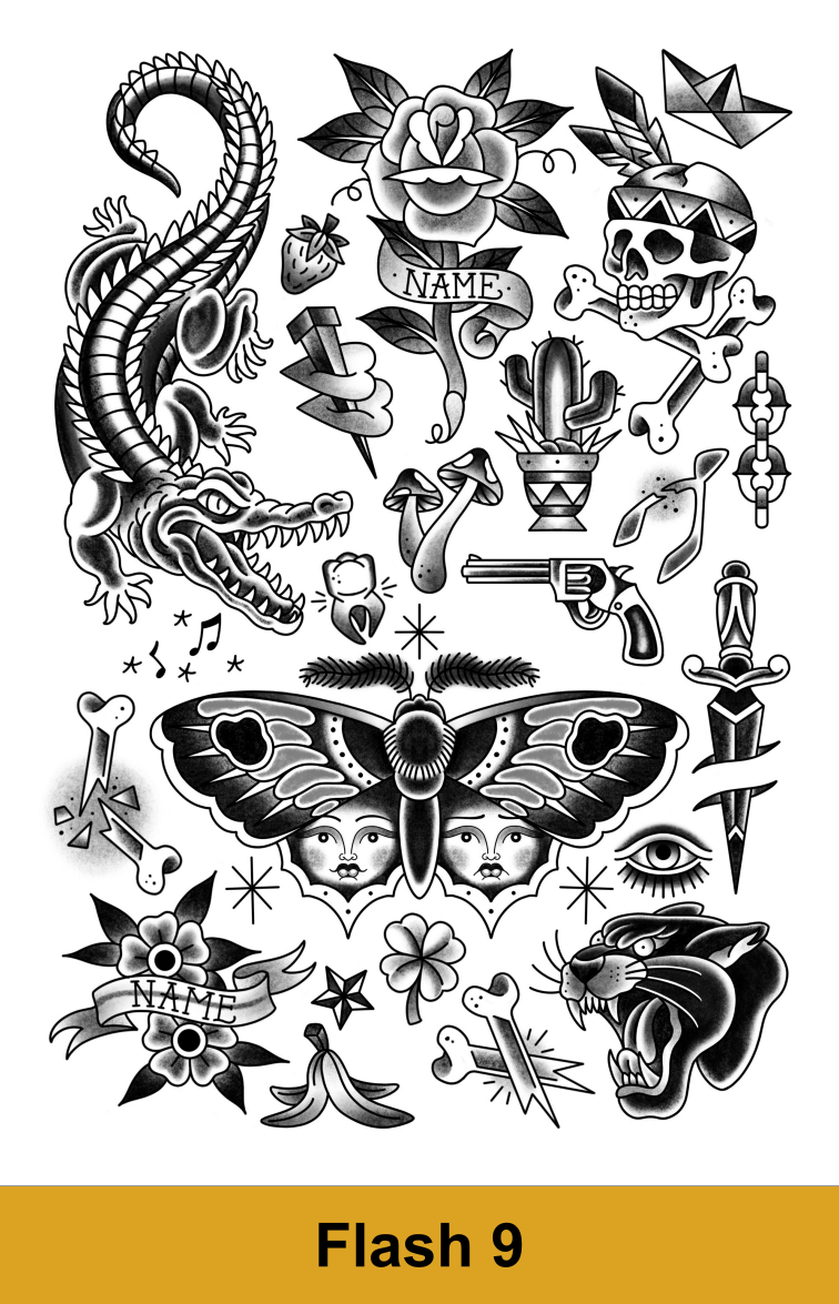 Print i ramme - Traditional Tattoo´s