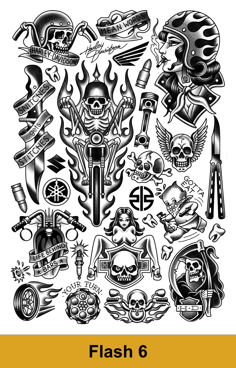 Print i ramme - Traditional Tattoo´s