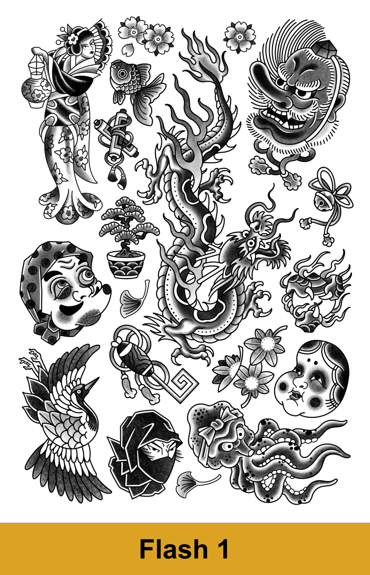Print i ramme - Traditional Tattoo´s